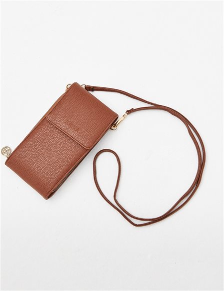 Wallet With Hanger Cover Camel