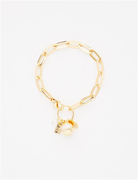 Thick Chain Bracelet Gold Color
