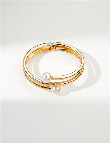 Pearl Bracelet Gold Color
