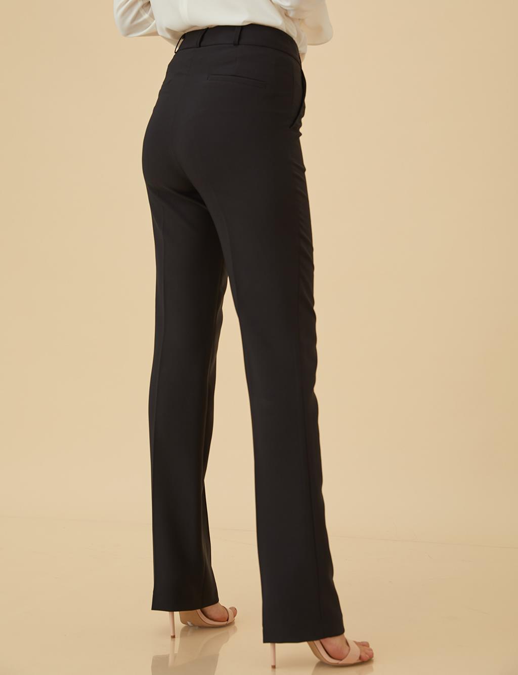 Basic Straight Cut Pants SZ-19502 Black