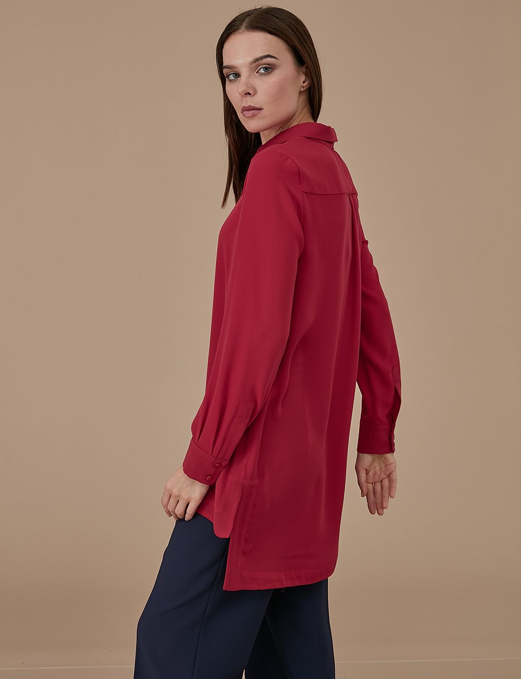 Basic Tunik Kirmizi Sz 21500 Kayra Com