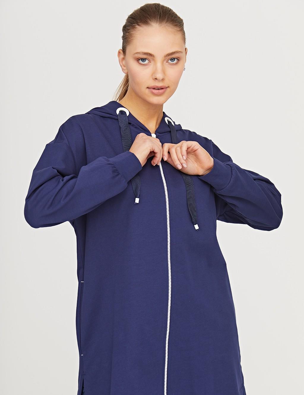 Compass Embroidered Sports Jacket B21 13006 Navy