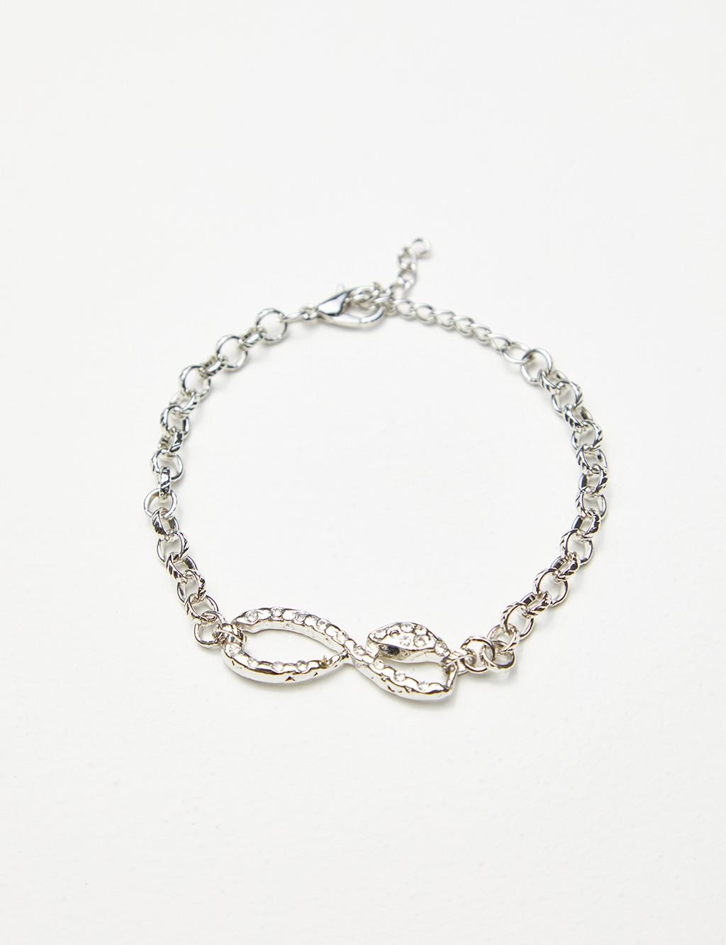 Infinity Symbol Bracelet Nickel