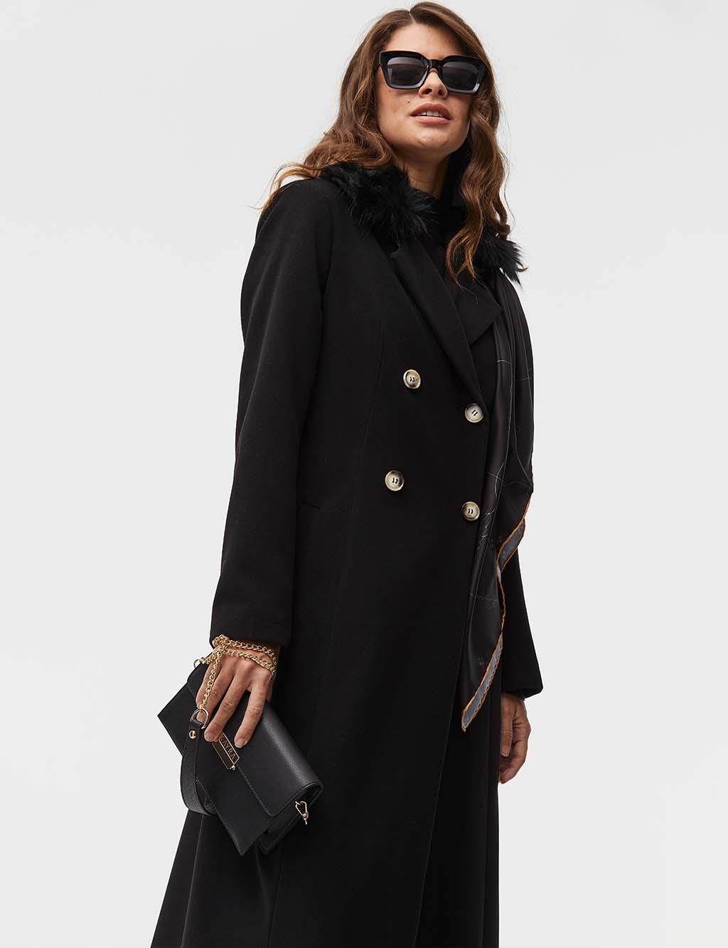 jigsaw maritime coat black