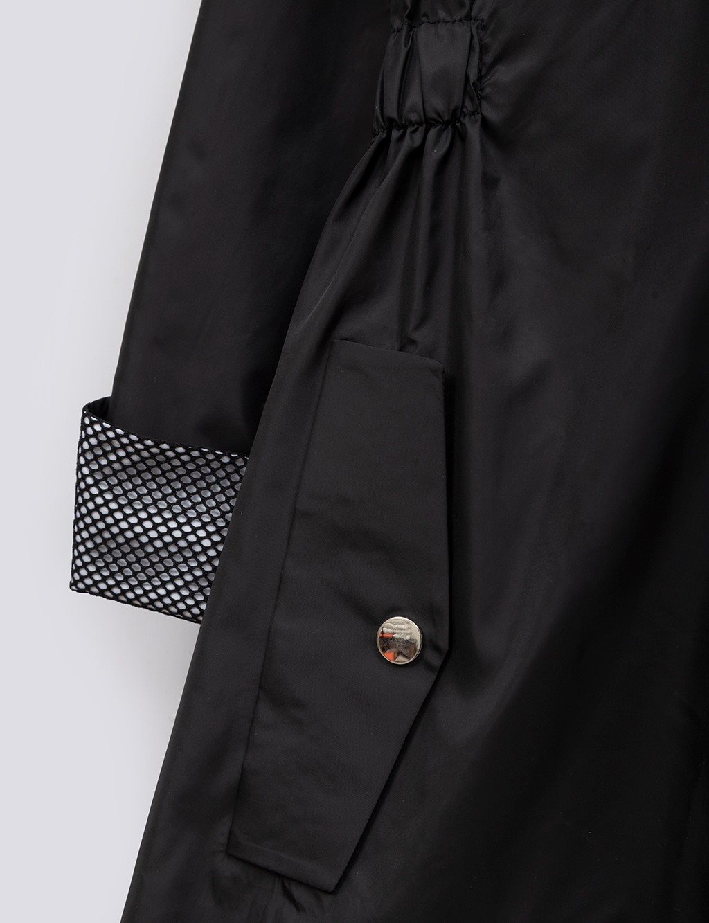File Astarlı Kapüşonlu Giy-Çık Siyah