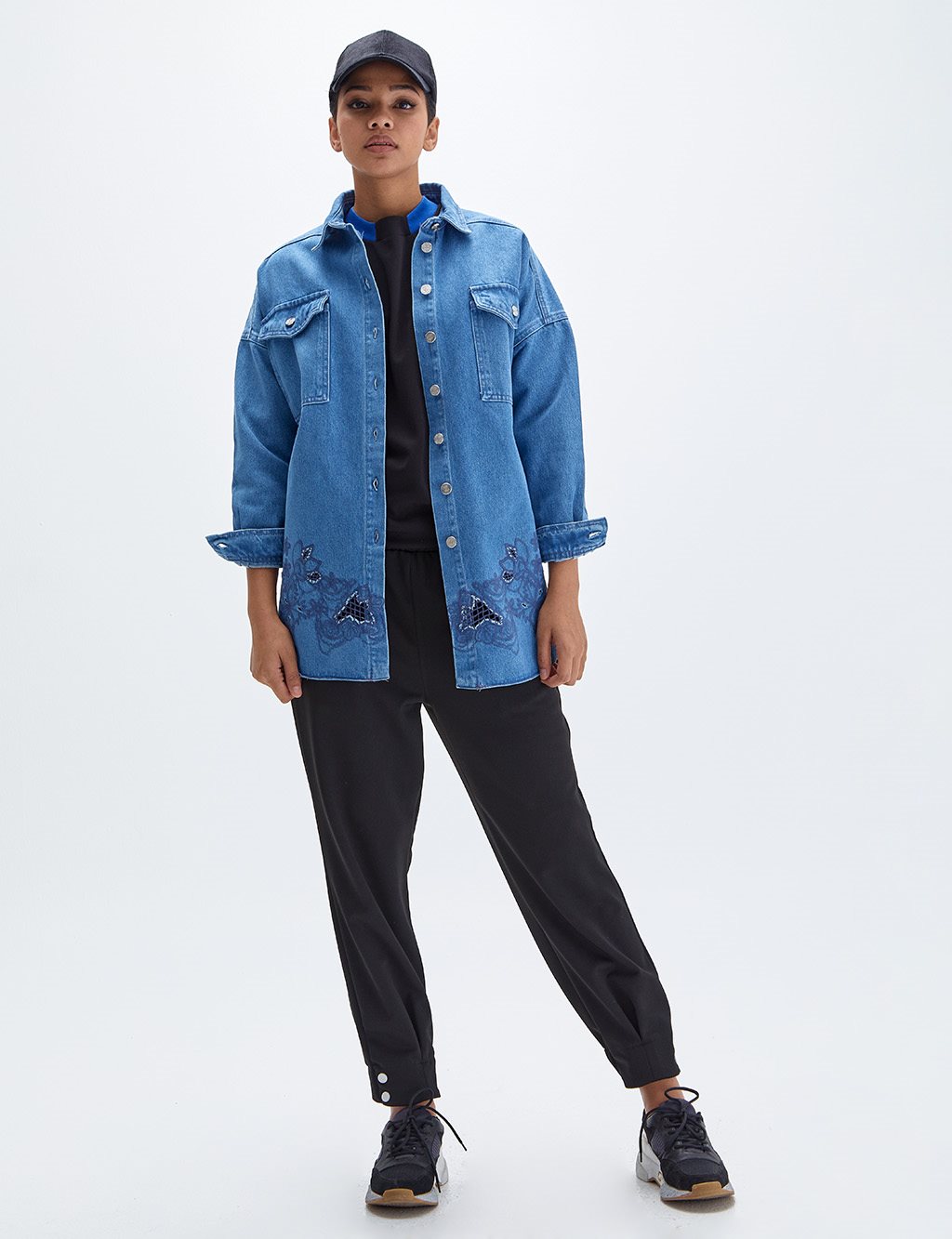 Collusion oversized denim on sale jacket