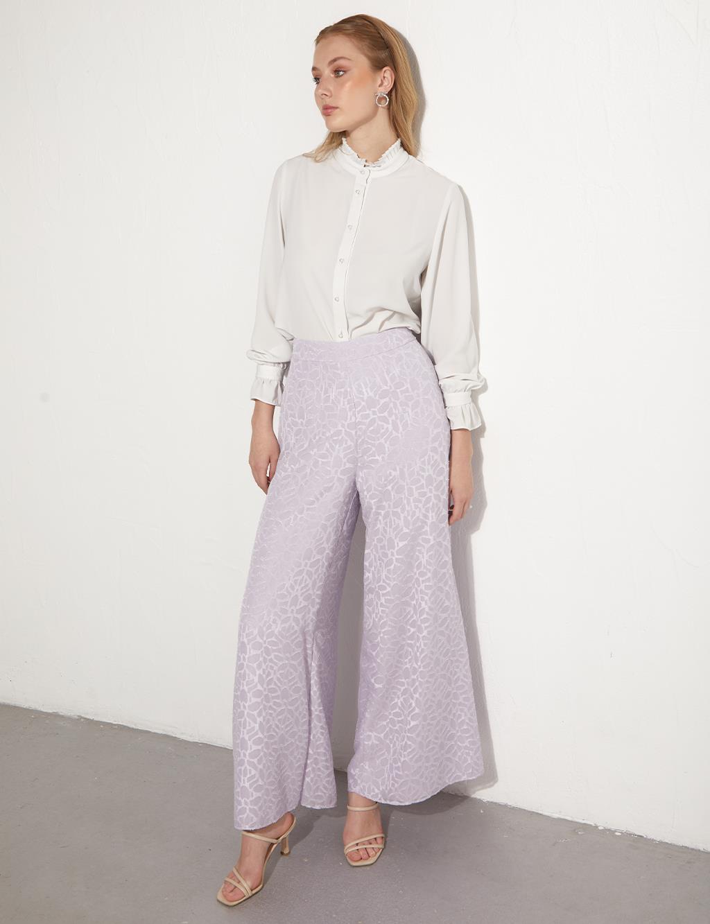 Biscotti Low Rise Extra Wide Trousers | Roomy – motelrocks-com-aus