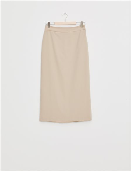 Basic Pencil Skirt SZ 12500 Cream