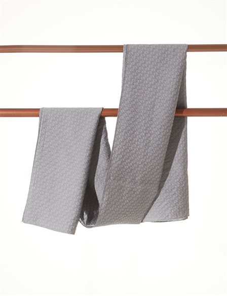 Mini Monogram Jacquard Viscose Shawl Grey