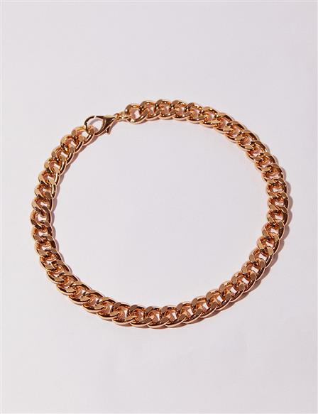 Thick Chain Necklace Gold Color