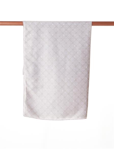 Monogram Patterned Shawl Mink