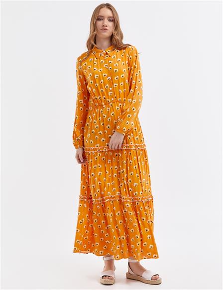 KYR Floral Dress Mustard