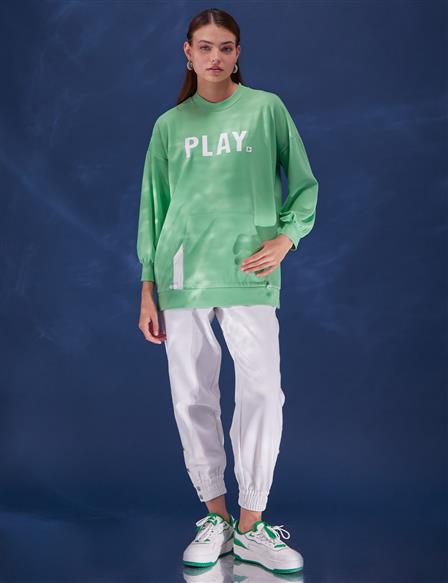 KYR Play Logo Sweatshirt Light Green