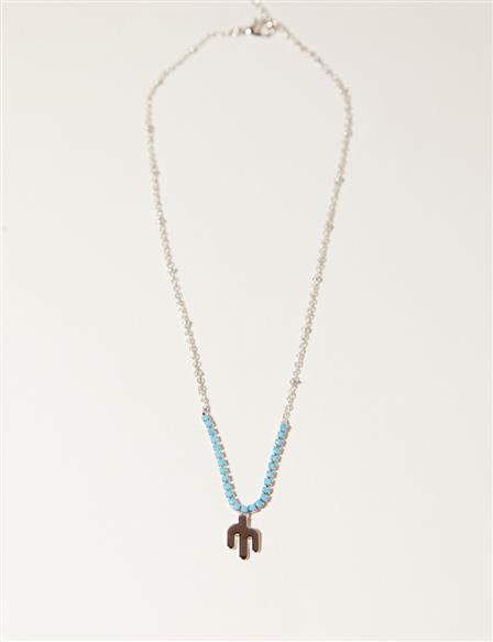 Cactus Figured Necklace Silver