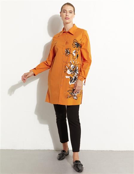 Floral Printed Tunic Amber
