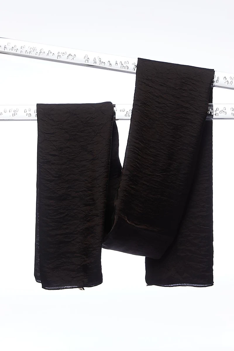 Hexagon Monogram Jacquard Viscose Woven Shawl Black