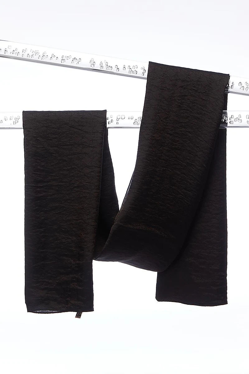 Square Monogram Jacquard Viscose Woven Shawl Black