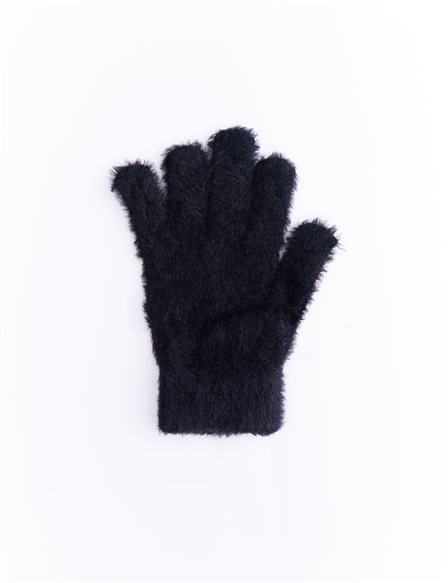 Plush Glove Black