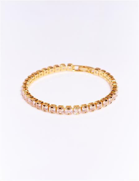 Zircon Bracelet Gold