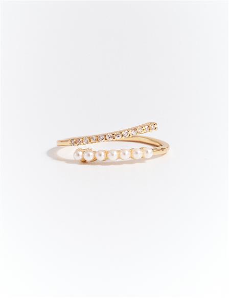 Pearl Form Ring Gold