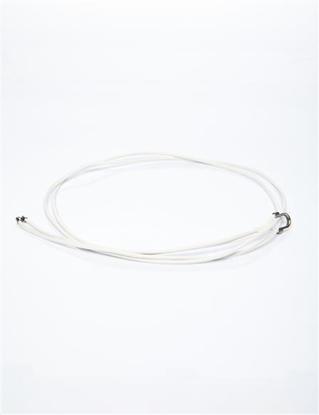 Adjustable Rope Belt Optical White