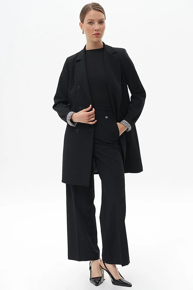Basic Blazer Jacket Black