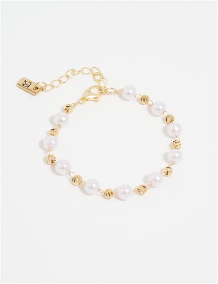 Pearl Shape Bracelet Gold