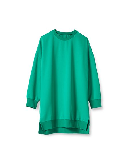 Knitted Fabric Sweatshirt Green