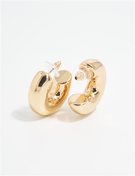 Ring Form Earring Gold