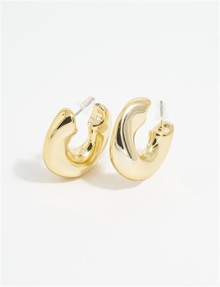 Ring Form Earring Gold