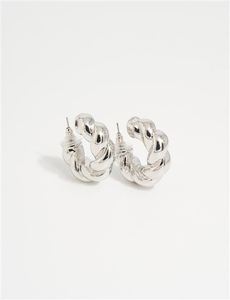 Twist Earring Silver