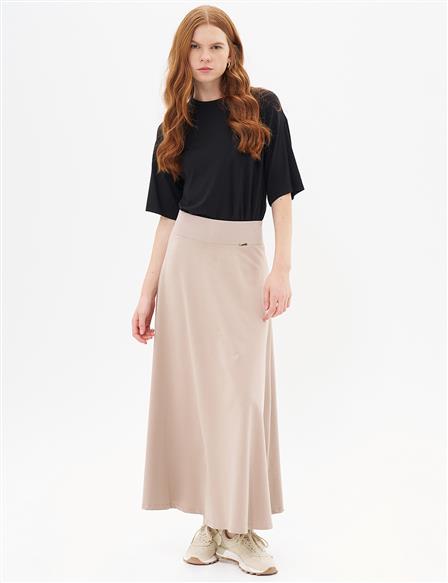 Flared Skirt Mink