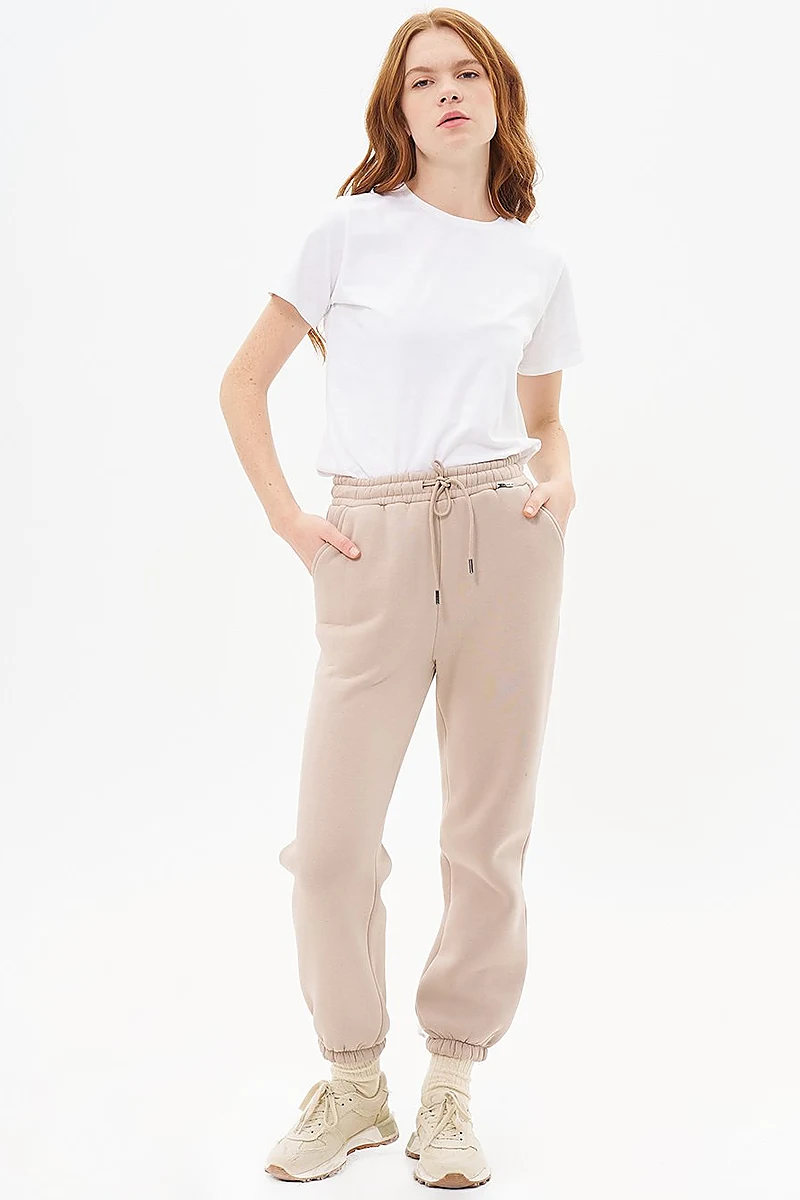 3 İplik Jogger Pantolon Taş 