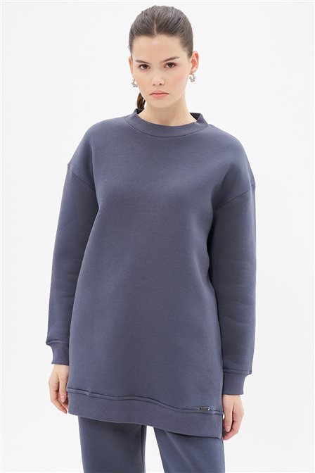 Low Shoulder Sweatshirt Anthracite