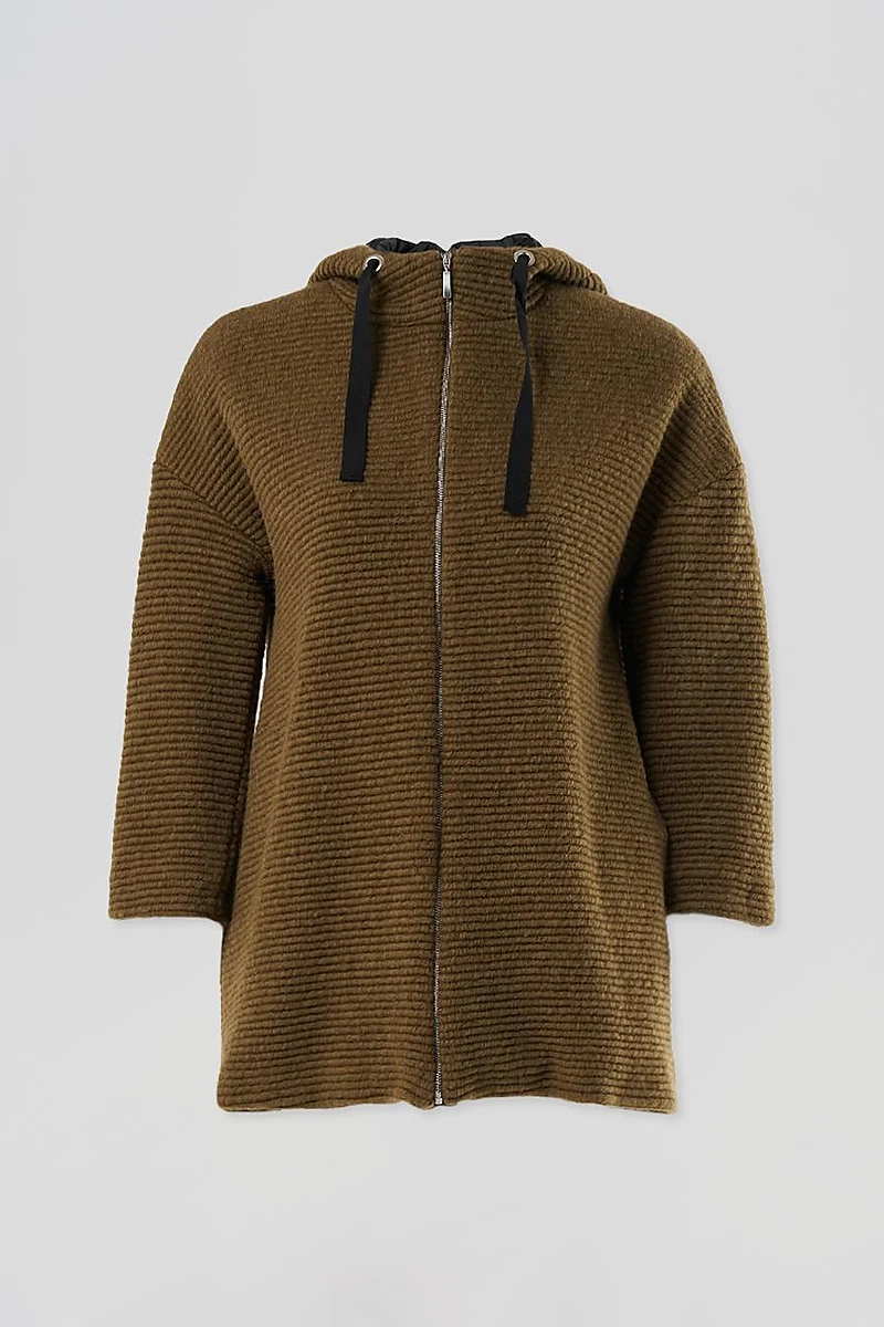 Hooded Jacket Khaki