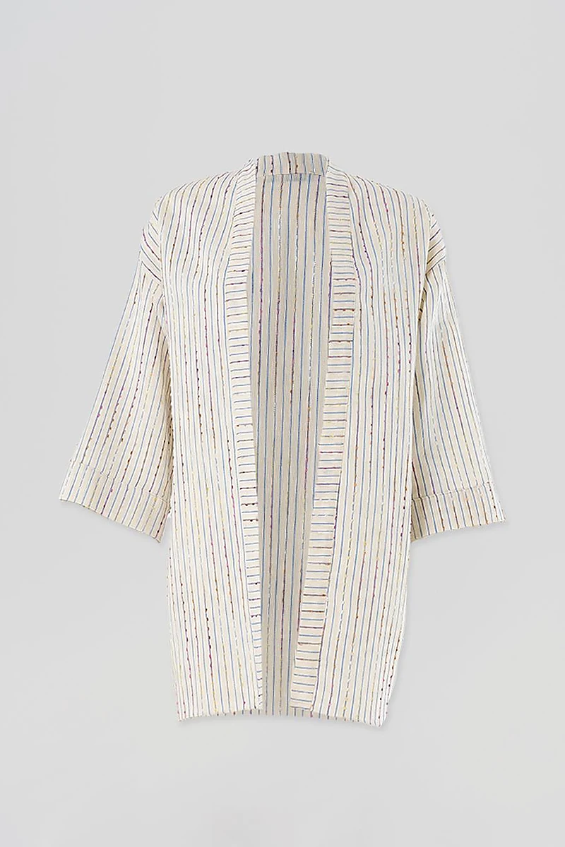 Heathered Kimono Blue