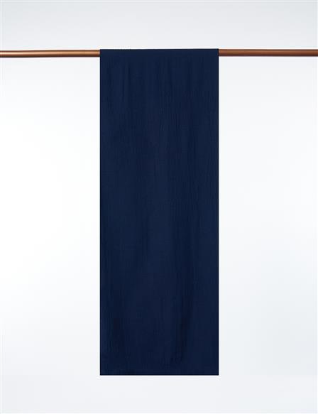 Mio Textured Scarf Navy