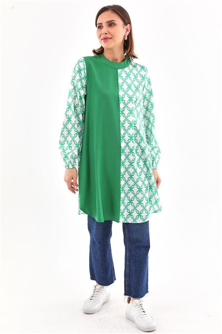 Printed Tunic in Green