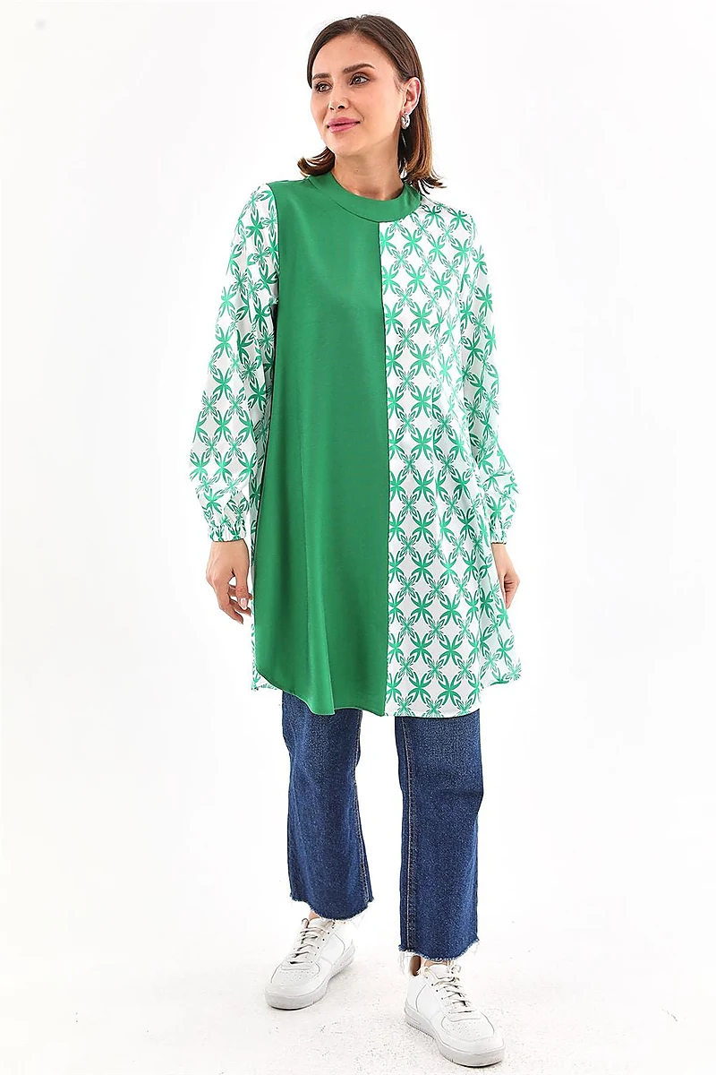 Printed Tunic in Green
