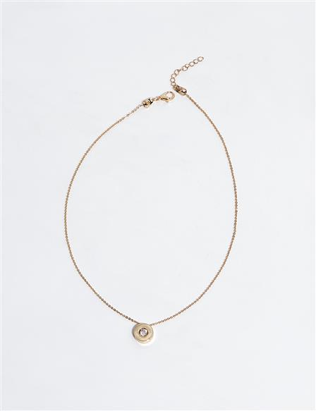 Minimalist Figurine Necklace Gold