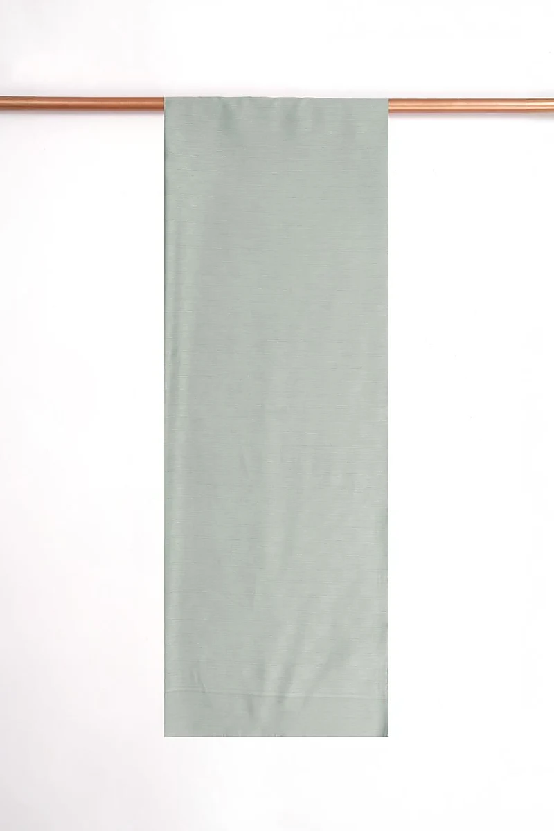 Checkered Silk Scarf- Aqua Green