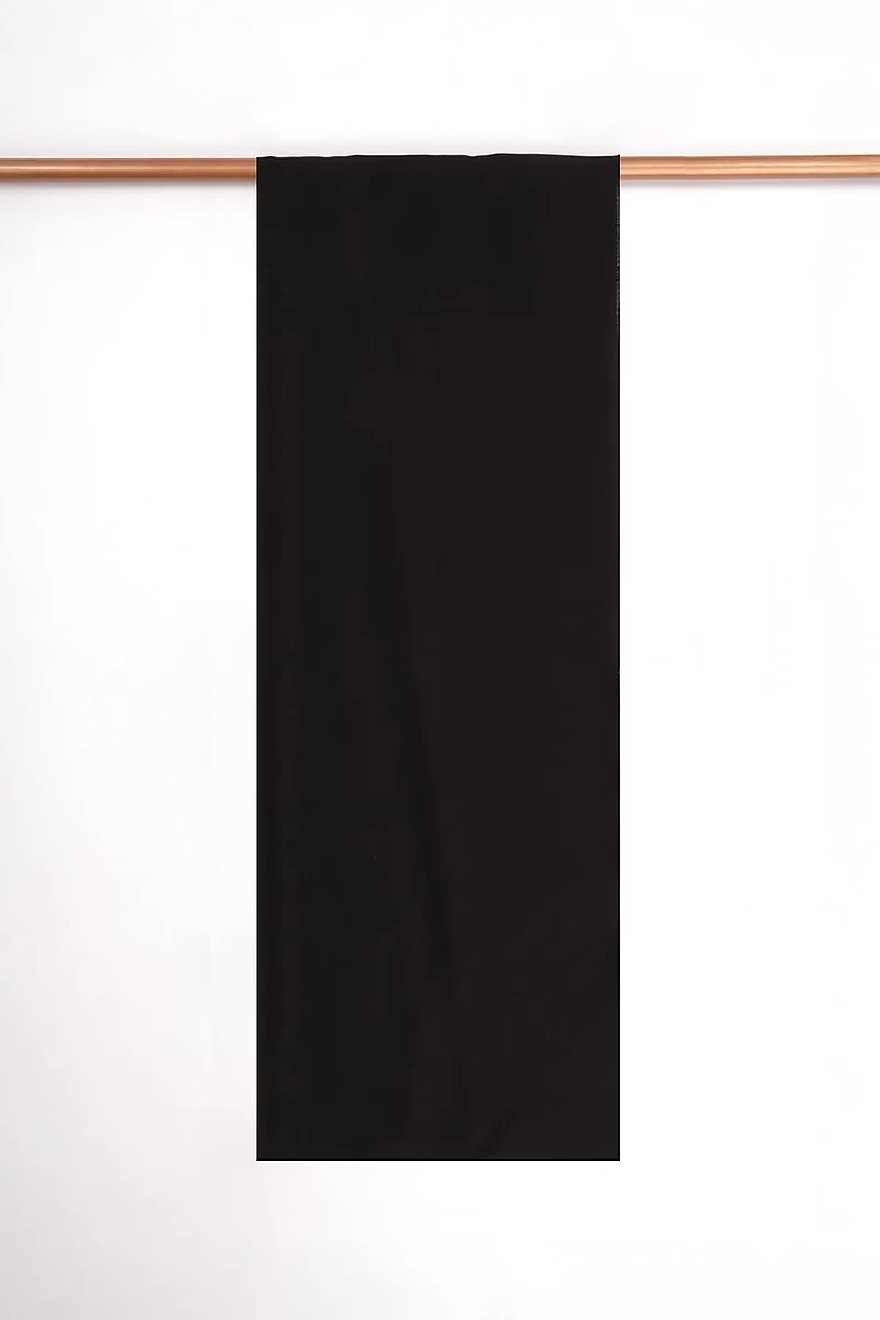 Fine Woven Silk Scarf –Black