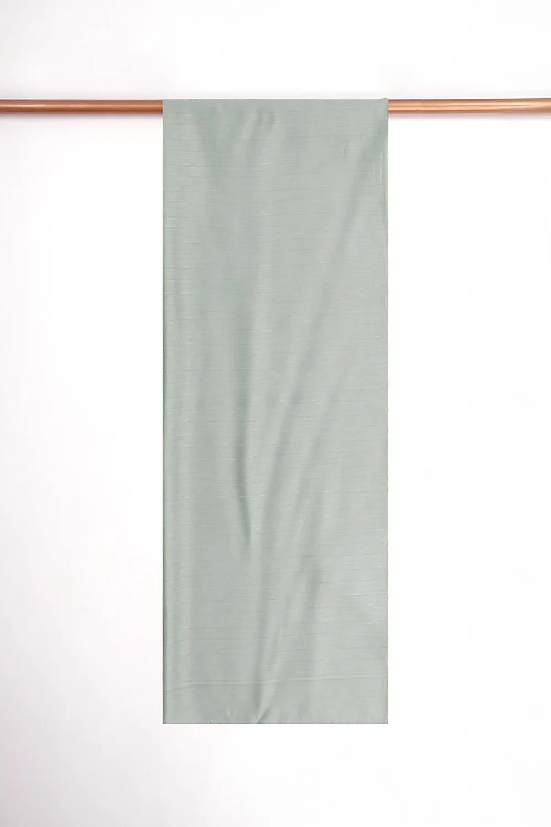 Fine Woven Silk Scarf –Aqua Green