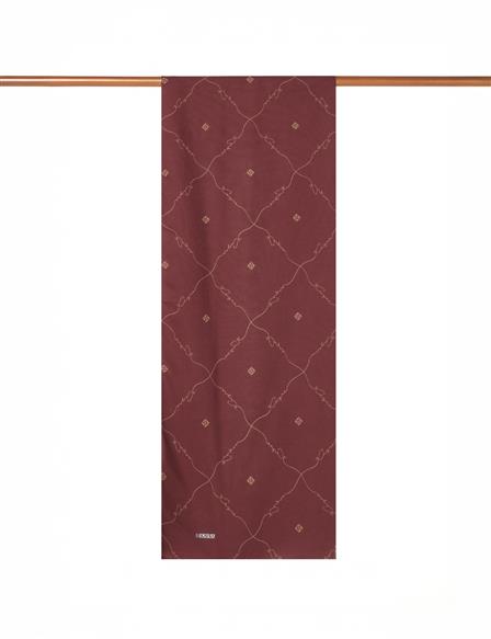 Special Series Monogram Shawl Bitter Coffee