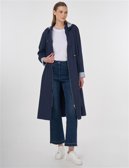 Adjustable Waist Coat Dark Navy