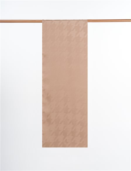 Hound's Foot Patterned Jacquard Shawl Beige