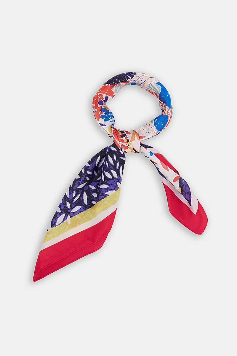Abstract Pattern Scarf – Pink