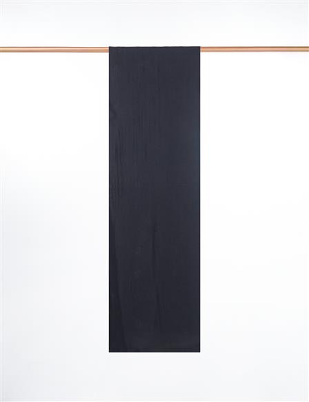 Natural Shawl with Logo Black