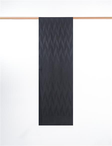 Geometrik Desen Safir Şal Siyah