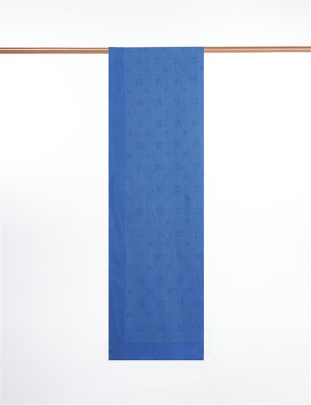 Natural Shawl Indigo with Logo